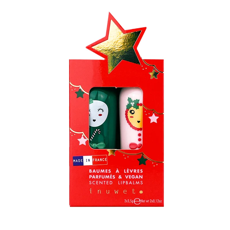 Set dos Bálsamos Labiales Star · Inuwet