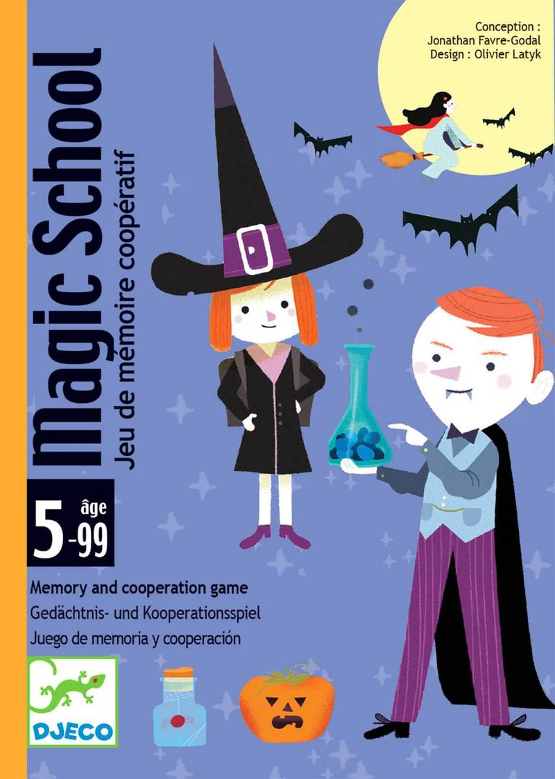 Cartas Magic School · DJECO