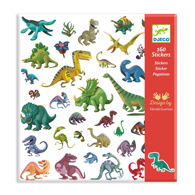 Pegatinas Dinosaurios · Djeco
