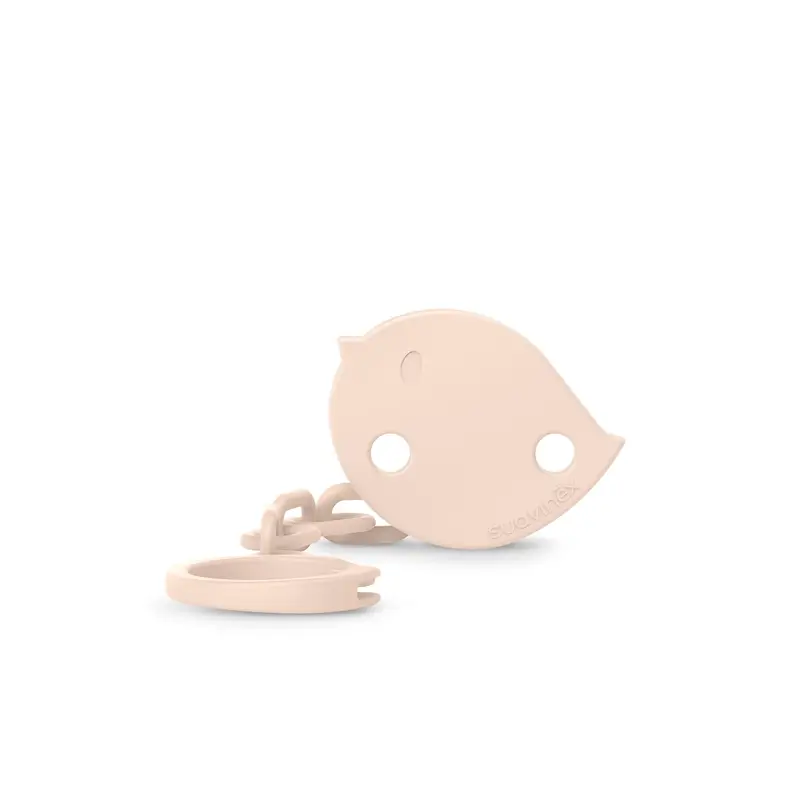 Suavinex Broche Pinza Sujetachupetes +0 Meses Birdies Rosa