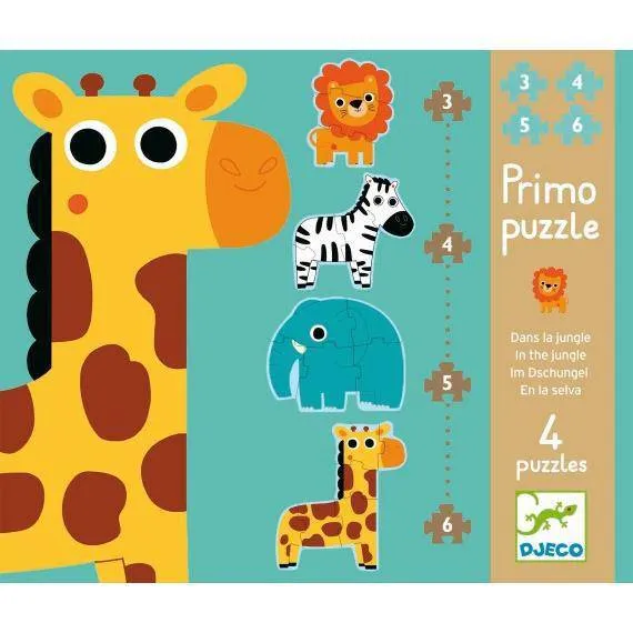 Puzzle Evolutivo en la Jungla · DJECO