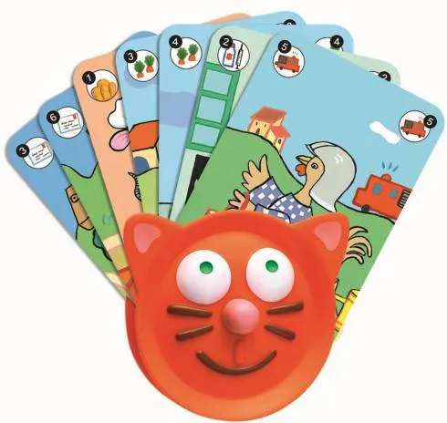 Sujetador de cartas Gatito · DJECO