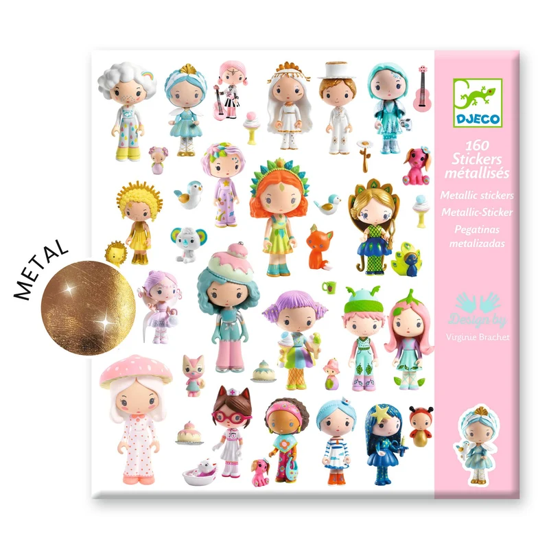 Pegatinas El pequeño mundo de las Tinyly · Djeco