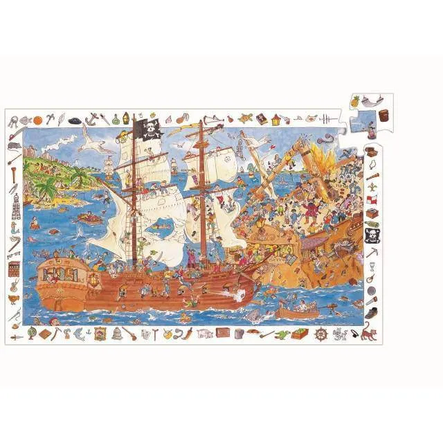 Puzzle Observación · Los Piratas