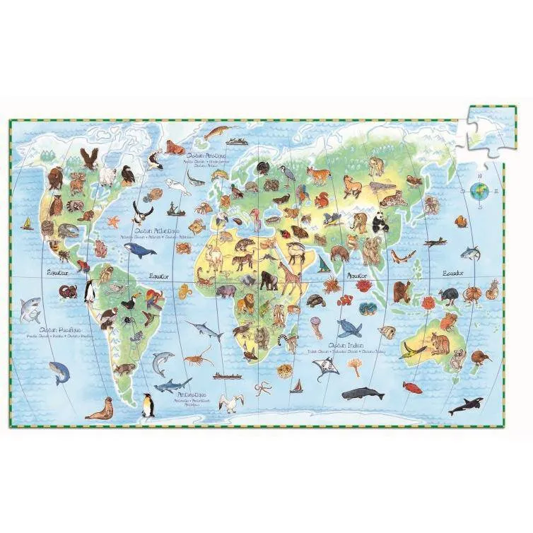 Puzzle Observación · Animales del Mundo