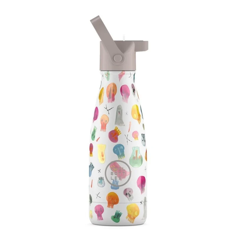 Botella Acero Crazy Skulls 260ml · Cool Bottles