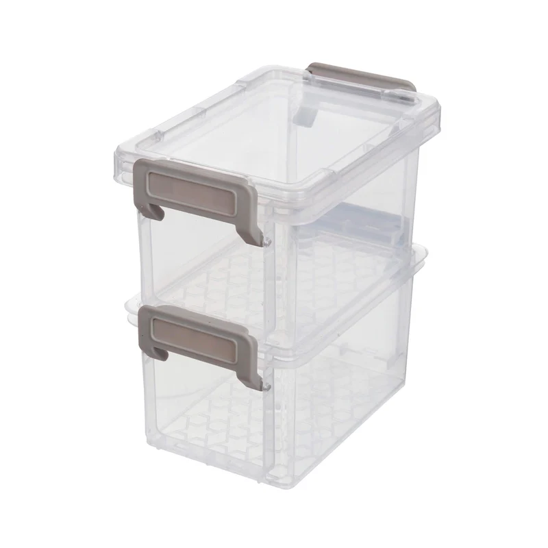 Art.12699 Caja Plástica 12.6x12x8cm 2pz