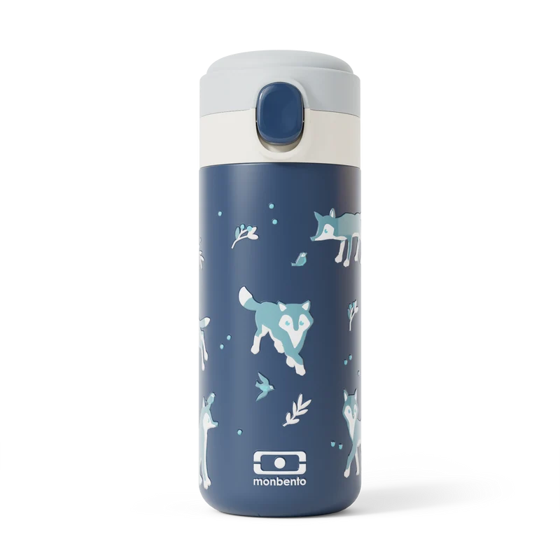 Botella de Acero Térmica Pop Wolf · Monbento