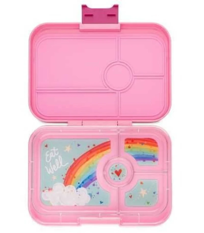Yumbox Tapas 4 compartimentos Capri Pink Rainbow