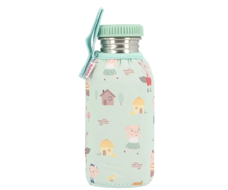 Botella Acero Funda The Three Little Pigs 500ml
