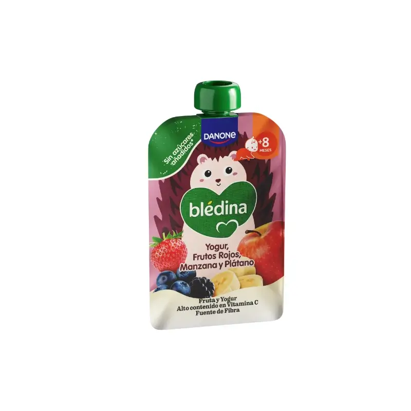 Bledina Pouch Yogur Frut.Rojos 100G