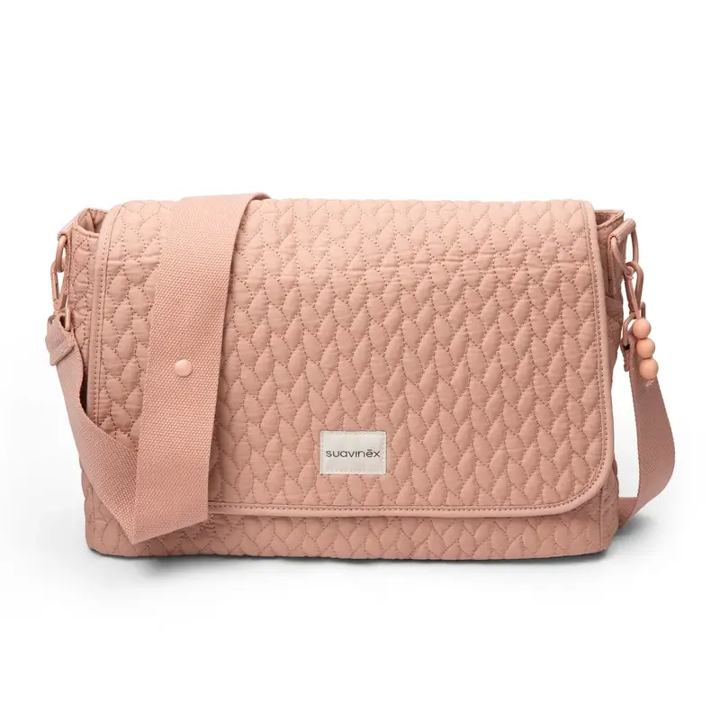 Suavinex Bolso Maternidad Bandolera, Rosa