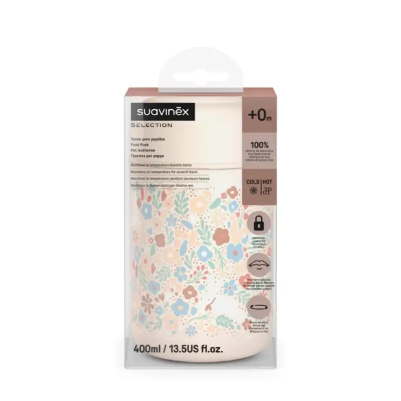 Suavinex Termo Papillero 400 Ml, Wonderland Flores