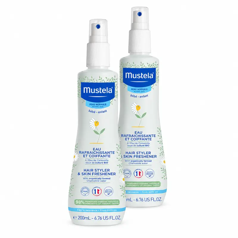 Mustela Agua Para Peinar Refrescante, Pack 2 x 200 ml