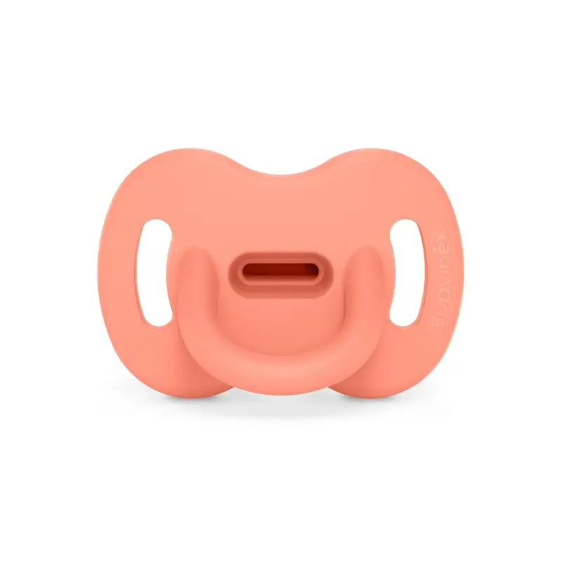 Suavinex Chupete Todo Silicona Fisiológico Sx Pro, 0/6 Meses, Peach Pink