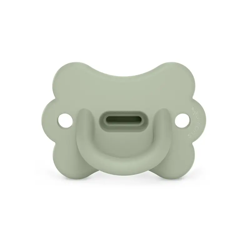 Suavinex Chupete Todo Silicona Fisiológico Sx Pro, 6/18 Meses, Mariposa Lake Green