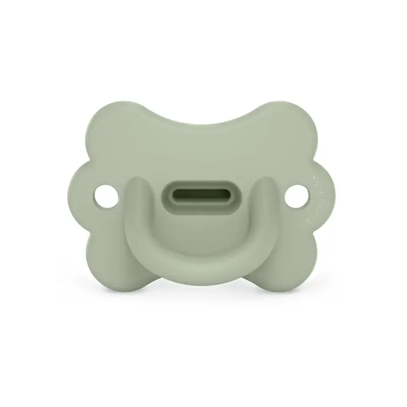 Suavinex Chupete Todo Silicona Fisiológico Sx Pro, 0/6 Meses, Mariposa Lake Green