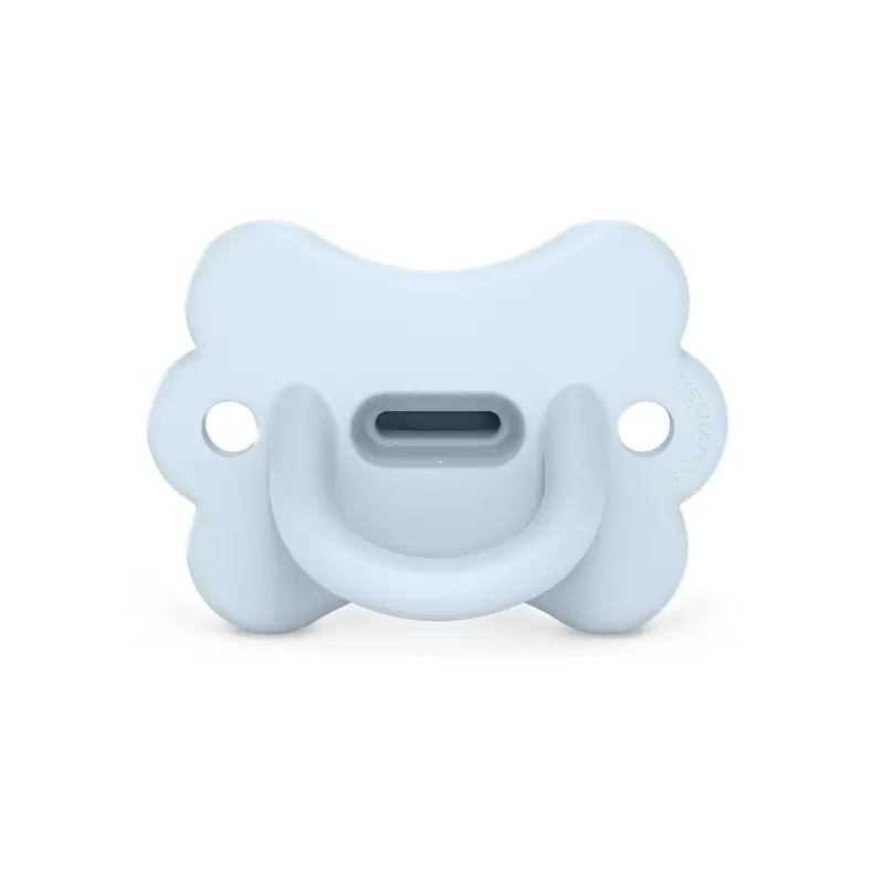 Suavinex Chupete Todo Silicona Fisiológico Sx Pro, 0/6 Meses, Mariposa Ballad Blue