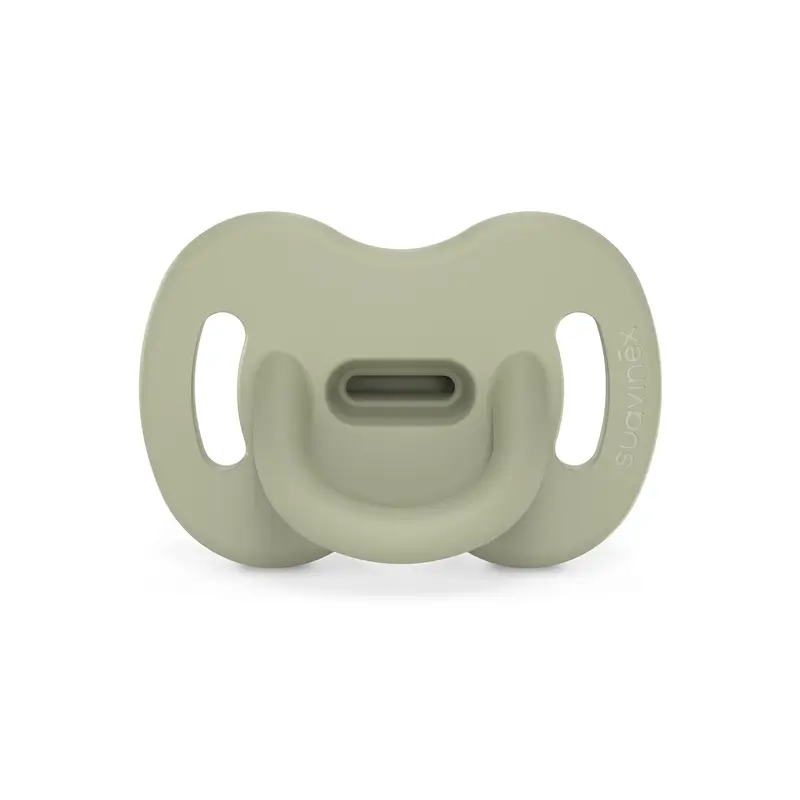 Suavinex Chupete Todo Silicona Fisiológico Sx Pro, 6/18 Meses, Verde