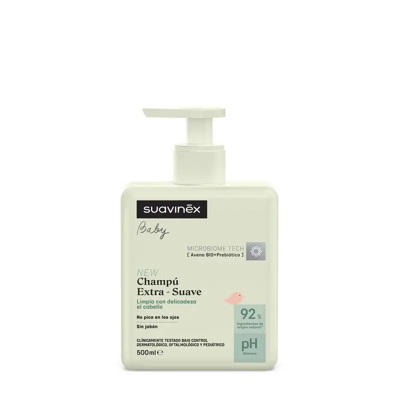 Suavinex Champú Extra Suave, 500 Ml