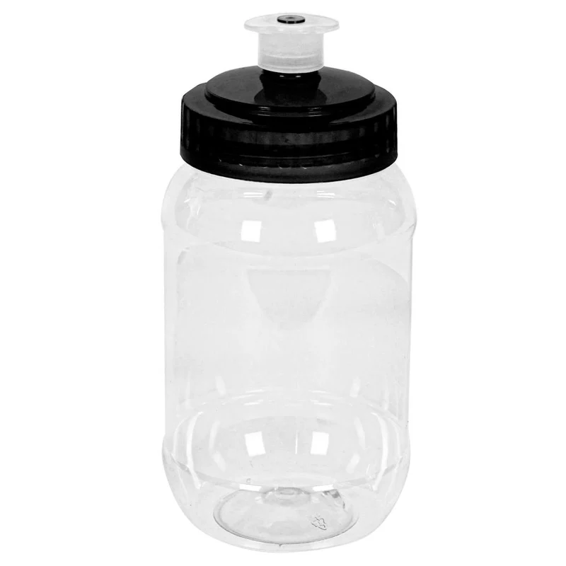 Art.8517 Bote plástico redondo tapa chupón 500ml 16x7.5cm 1pz