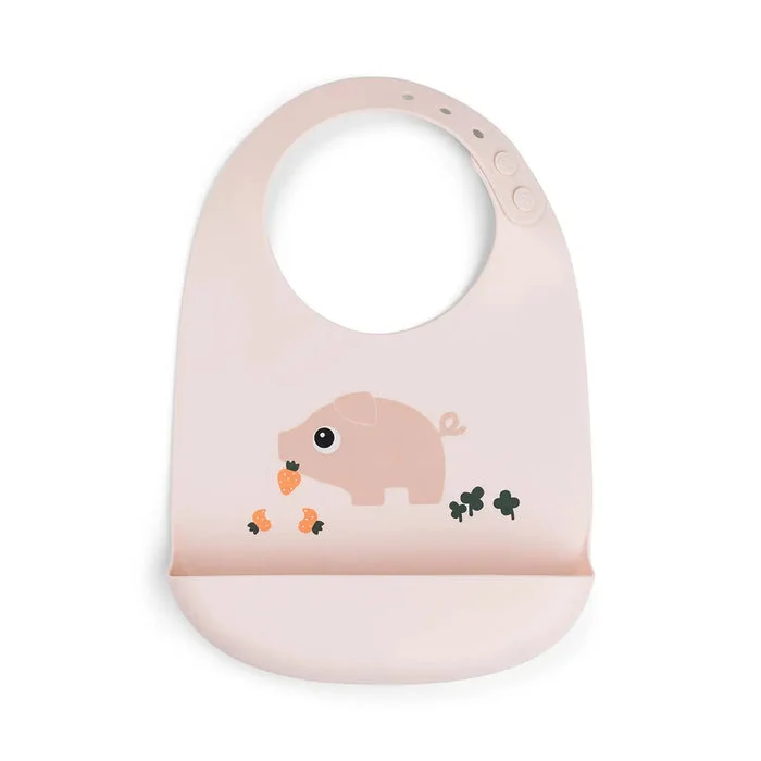Babero silicona Pigee Powder · Done by Deer