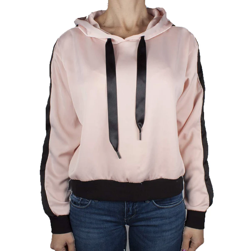 Felpa Raso Donna con Cappuccio
