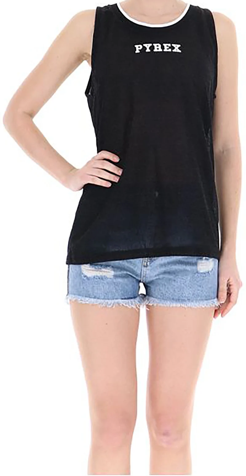 Canotta Lurex Basket Donna
