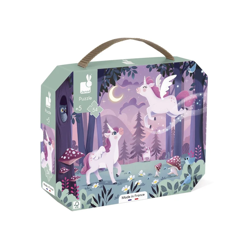 Puzzle 54 piezas - Unicornios · Janod