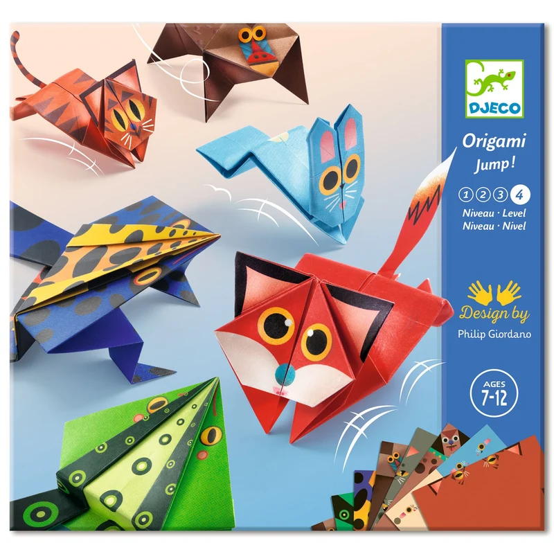 Papiroflexia Origami Animales Saltarines · DJECO