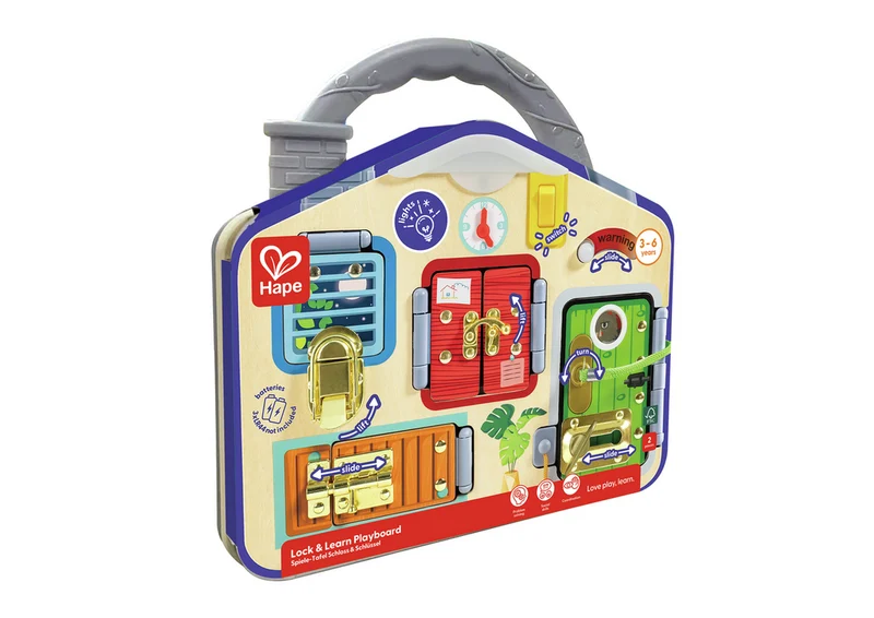 Tablero de juego Bloquea y aprende · Hape