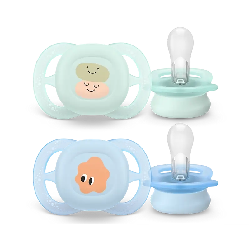 Avent Chupete Ultra Start 0-2 M Niño, 2 Unidades