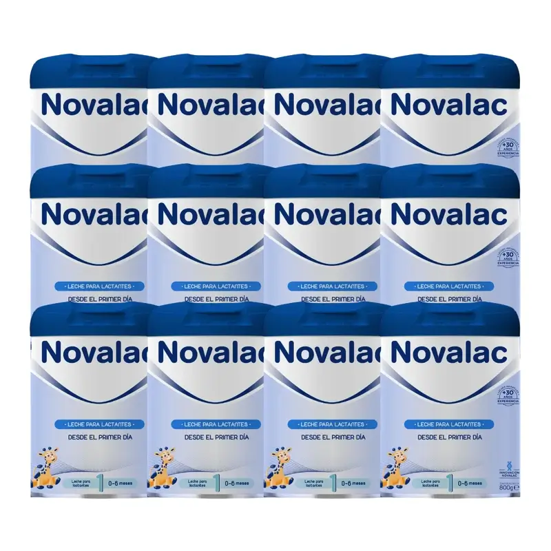 Novalac 1 Leche de Inicio, Pack 12 X 800 gr