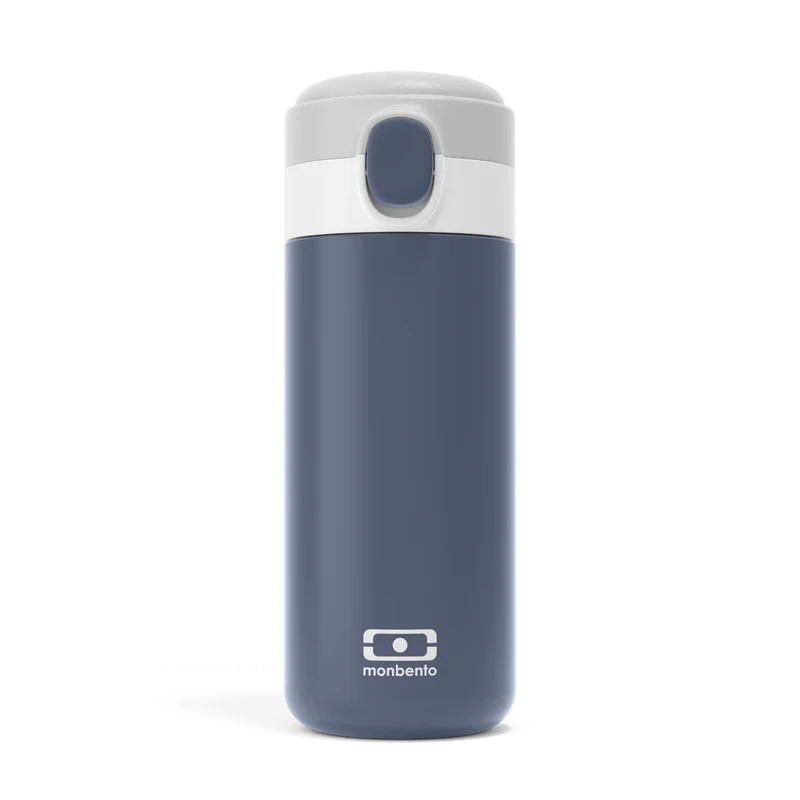 Botella de Acero Térmica Pop Azul · Monbento