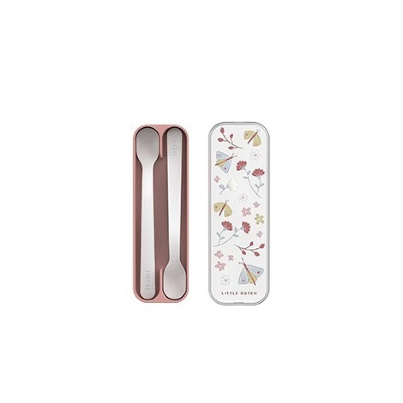 Set cuchara papilla Flores y Mariposas · Mepal
